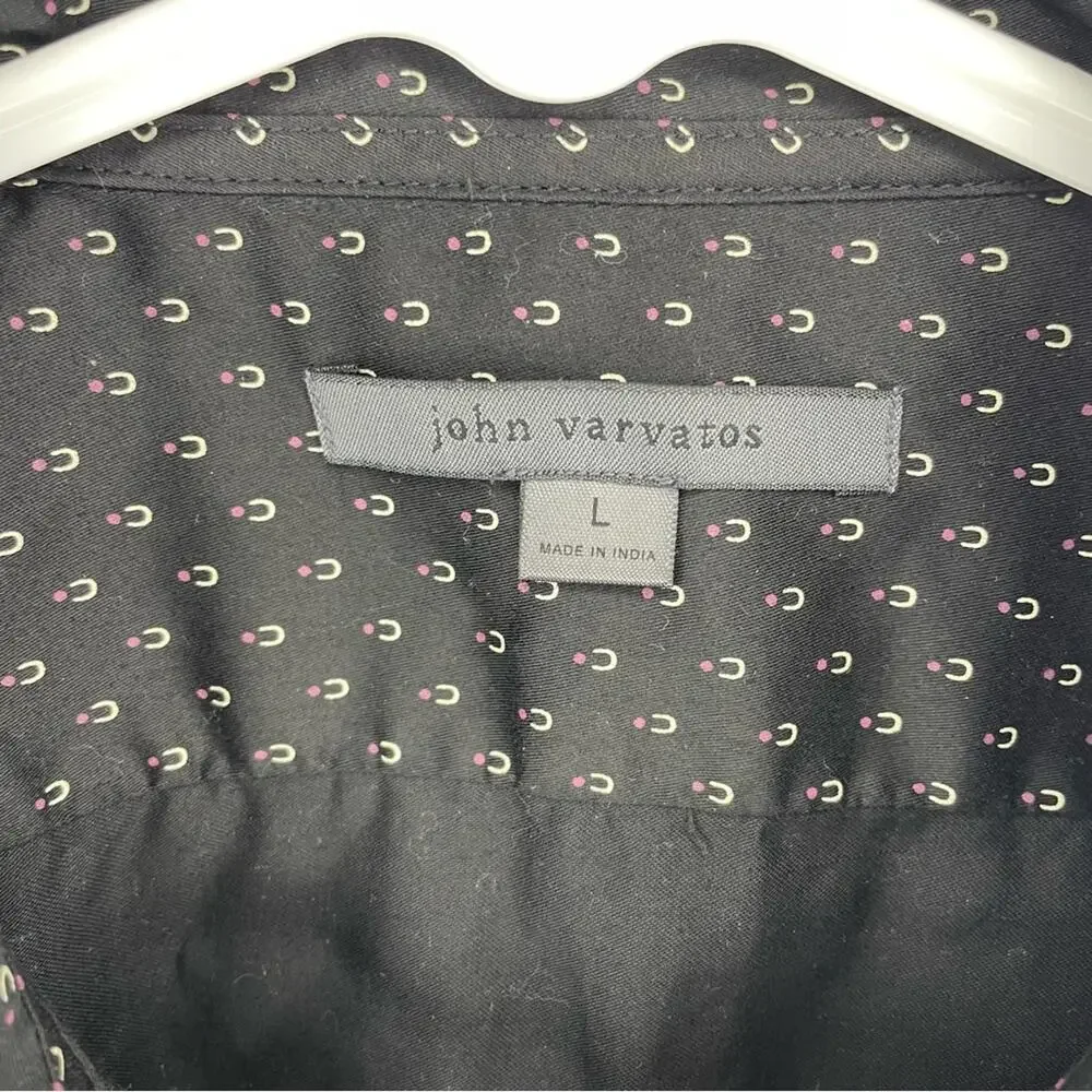 John Varvatos Men’s Ross Button Down Shirt Size L